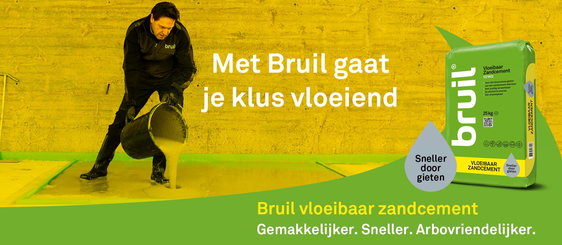 NIEUW! Bruil vloeibaar zandcement! 