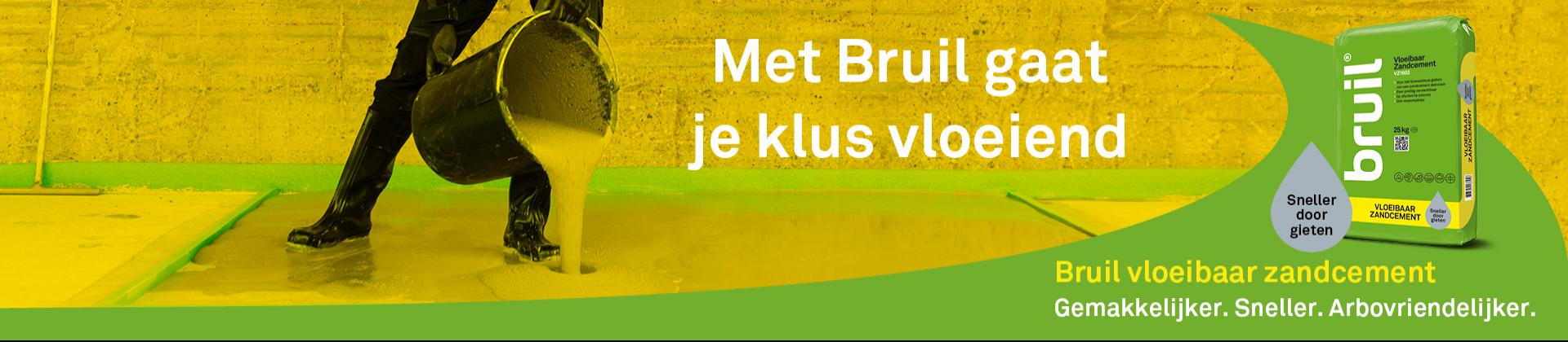 NIEUW! Bruil vloeibaar zandcement! 